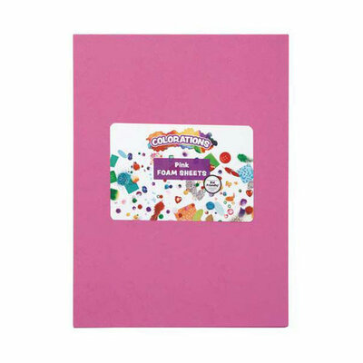Colorations - Foam Vellen Roze, 10st.