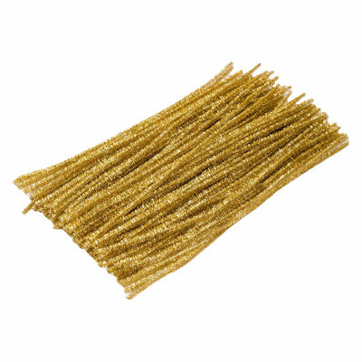 Colorations - Goudkleurig Metallic Chenilledraad, 100st.