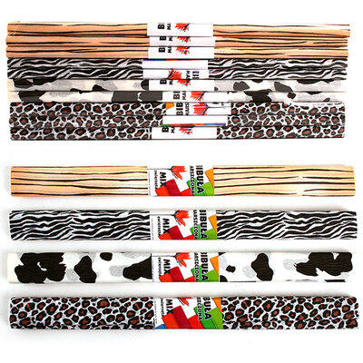 Crêpepapier Dieren, Set van 10