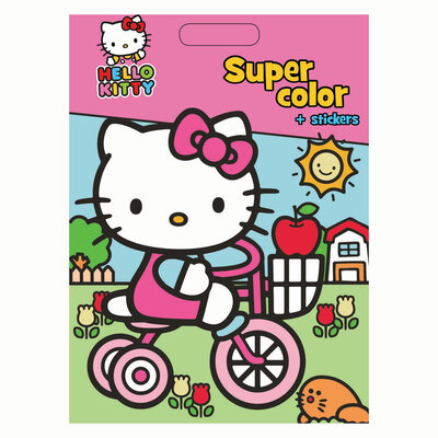 Hello Kitty Kleurboek en Stickers