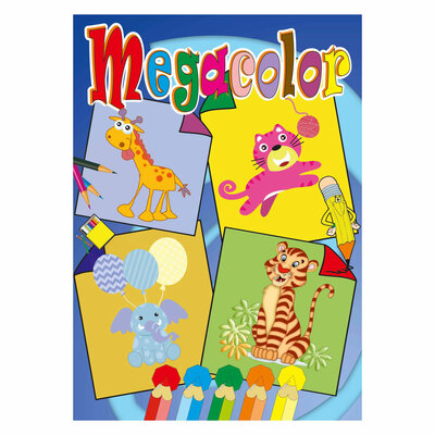 Megacolor Kleurboek Dieren