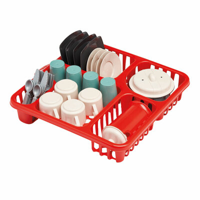 Kleurrijke Afdruiprek met Accessoires, 30cm