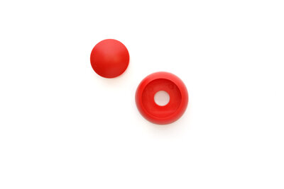 Kunststof Afdekdop M10 Rood