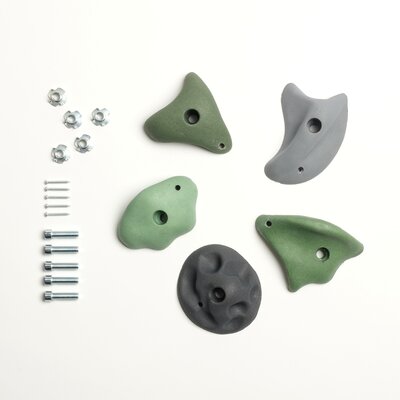 Klimstenen Set - Large Dice Pastelgroen Mix Set + Hardware