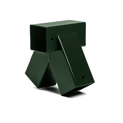 Hoekverbinding Recht 90° Donkergroen