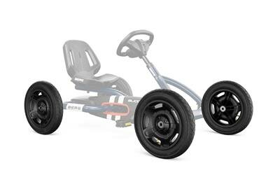 Wiel zwart 12.5x2.25-8 slick