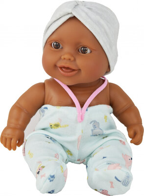 Paola Reina Pop Puppegie Bibi (donker/21cm) in doos