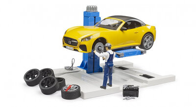 Bruder bworld Car Service Center + BRUDER Roadster
