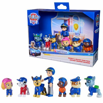 Paw Patrol Search And Rescue 7 Figures Gift Pack