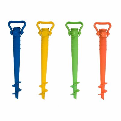 Parasolboor 42 cm voor parasols Ø 22-32 mm, kunststof, 4 kleuren