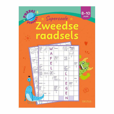 Puzzelplaneet - Supercoole Zweedse Raadsels 8-10 jaar