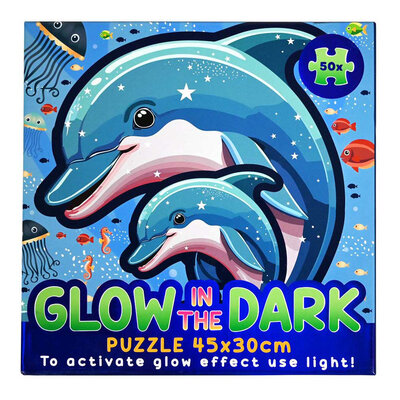 Glow in the Dark Puzzel Onderwaterwereld - 50st.