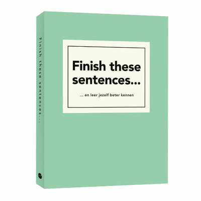 Finish these sentences Invulboek