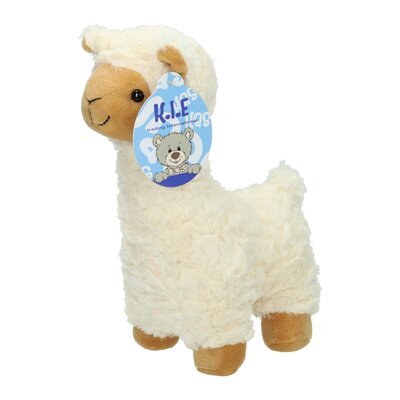 Pluchen Witte Alpaca Knuffel - 28cm