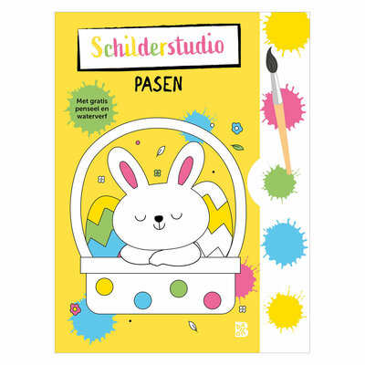 Pasen: Kleurboek met Verf en Penseel