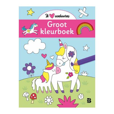 Groot kleurboek Eenhoorns