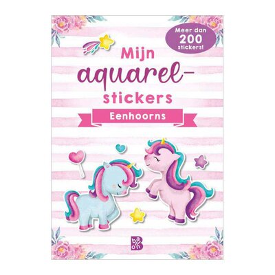 Mijn Aquarelstickers - Eenhoorns