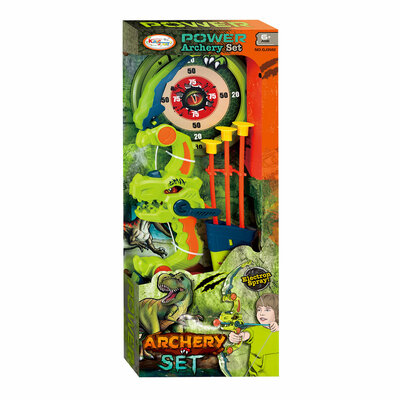 Pijl- en Boogset Dino met Score Target