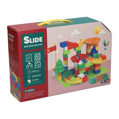 Knikkerbaan Blokjes Bouwset - 101dlg.