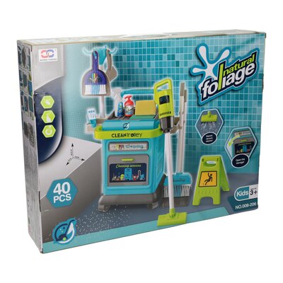 Schoonmaak Trolley Complete Set - 40dlg.