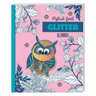 Glitter Kleurboek - Mystical Forest