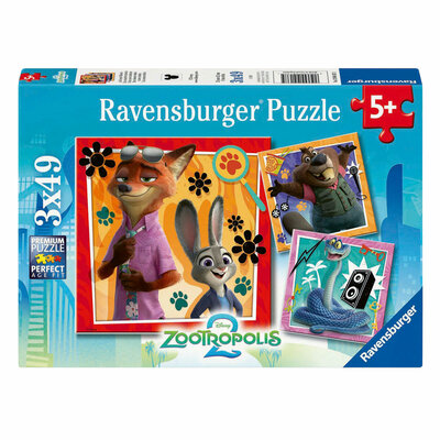 Legpuzzel Zootopia 2 - 3x49st.