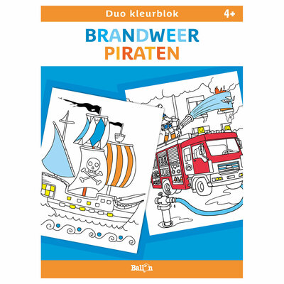 Duo kleurblokken - Brandweer en Piraten