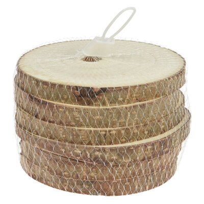 Onderzetters Boomschors Hout 11cm, 6st.