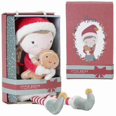 Little Dutch Knuffelpop Kerst Rosa 35cm