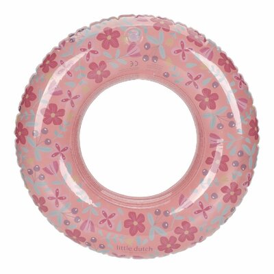 Little Dutch Pink Flower Zwemring 50cm