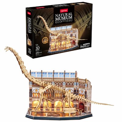 Cubic Fun 3d Puzzel NM Hout Brachiosaurus LED