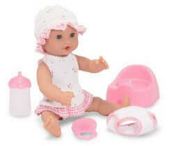 Baby Annie drink and wet pop