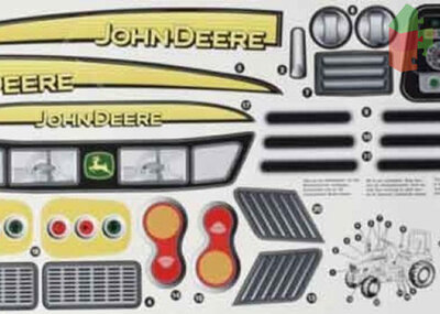 Stickervel X-trac John Deere