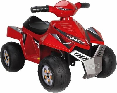 Feber Quad Racy Red 6V – Elektrische Kinderquad in Rood