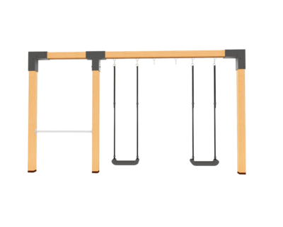 Houten Premium Schommel Anna Douglas 400cm met 125cm Duikelstang RVS