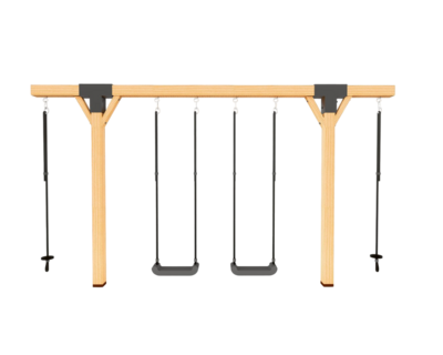 Premium houten douglas schommel - Mickey 400cm