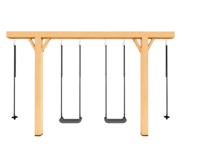 Houten Authentieke Schommel Mufasa Douglas - 300cm