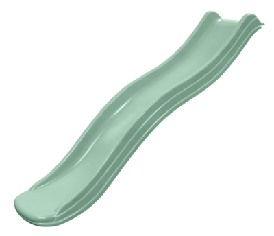 Aanbouw Glijbaan 1,75 meter pastel groen