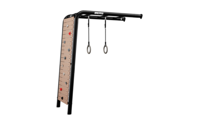 BERG PlayBase Wall Multifunctioneel Speeltoestel met Klimmuur en Turnringen - Voor aan de wand