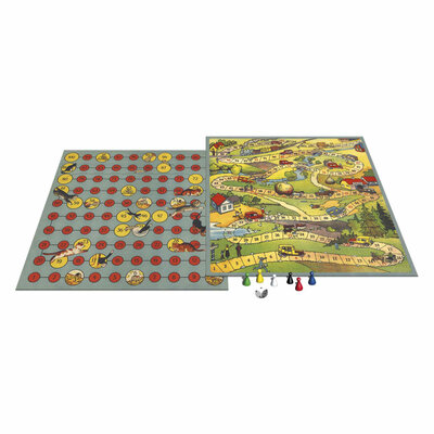 Bordspel Spellen van toen - Auto Race/Kat & Muis