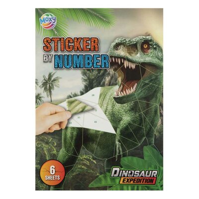 Dino Stickeren op Nummer