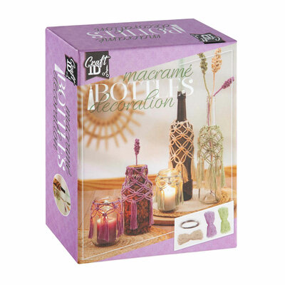 Macrame Flessen Decoreren met Bloemen