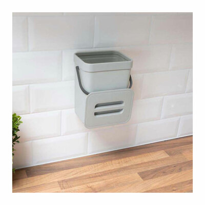 Afvalbak Keuken 3L Grijs