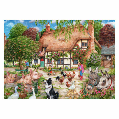 Ravensburger Legpuzzel Cottage Boerderij - 1000st.
