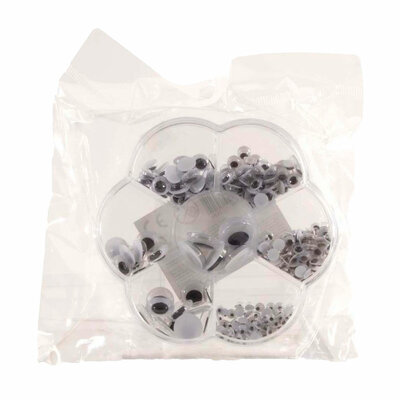 Wiebeloogjes in Opbergdoosje