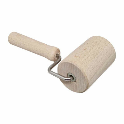 Houten Deegroller met Handvat
