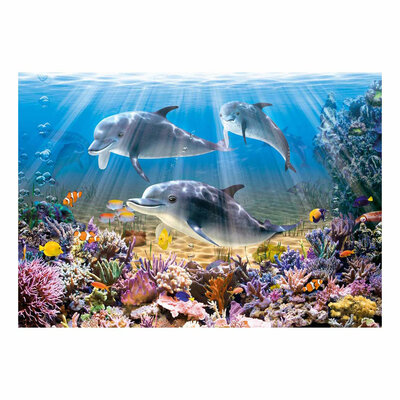 Castorland Legpuzzel Dolphins Underwater, 500st.