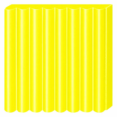 FIMO Effect Boetseerklei Neon Geel, 57gr