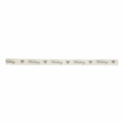 Satijnlint Off-white, 10m