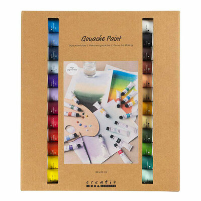 Gouacheverf Diverse Kleuren - 24x20ml.